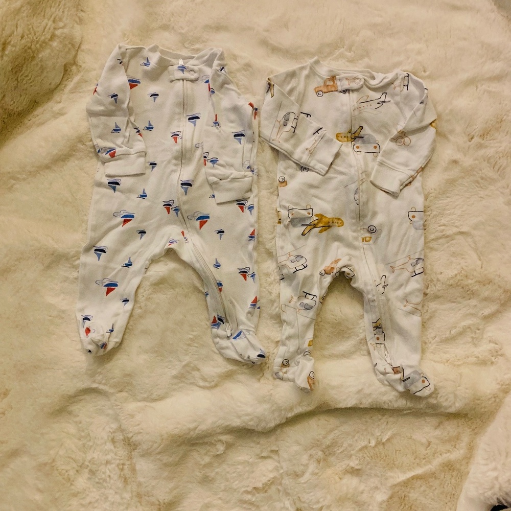 Carters foot onsie
